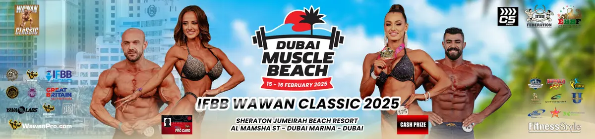 2026 Event Highlights — 2025 IFBB WAWAN CLASSIC AT DUBAI MUSCLE BEACH