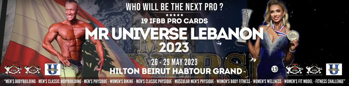 2026 Event Highlights — 2023 IFBB MR UNIVERSE AMATEUR LEBANON
