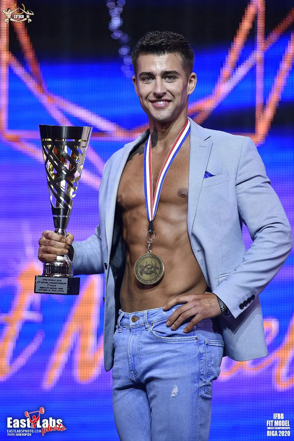 2020 IFBB World Fit Model Championships Riga